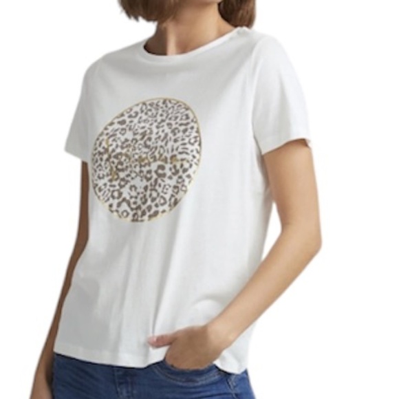 Fransa Denmark 100% cotton Freematee animal print S - Picture 2 of 10